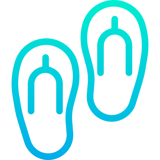flip flops Kiranshastry Gradient icon