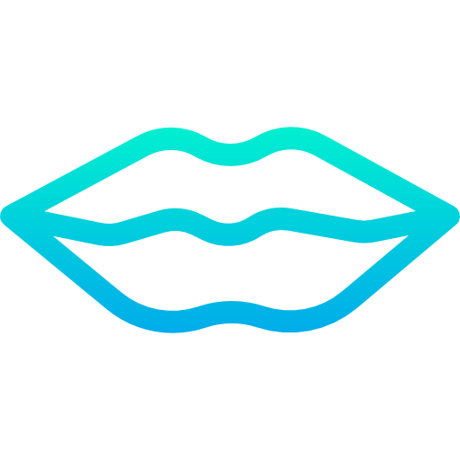 Lips Kiranshastry Gradient icon