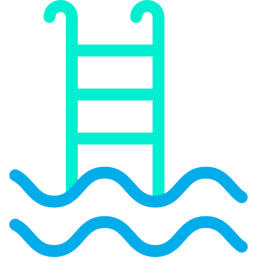 piscina Kiranshastry Lineal Color icono
