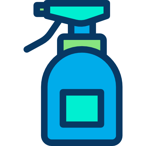 botella de spray Kiranshastry Lineal Color icono