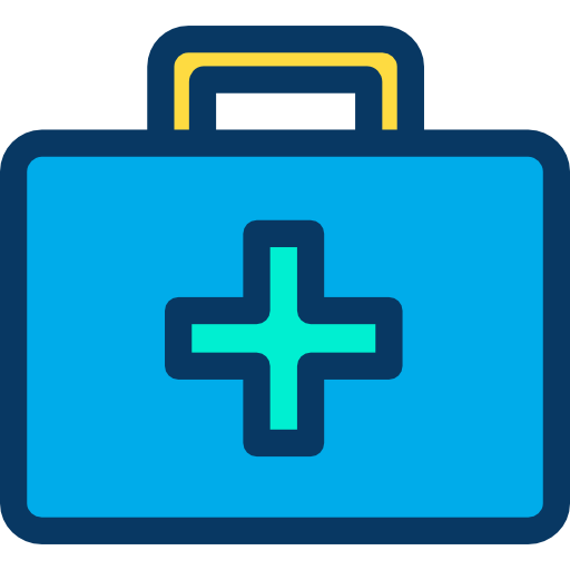 First aid kit Kiranshastry Lineal Color icon
