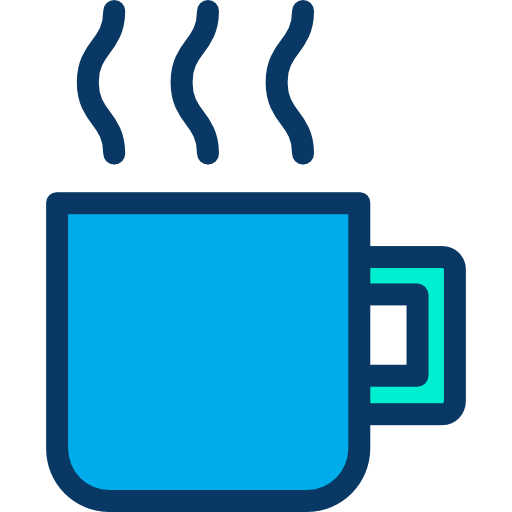 taza de café Kiranshastry Lineal Color icono