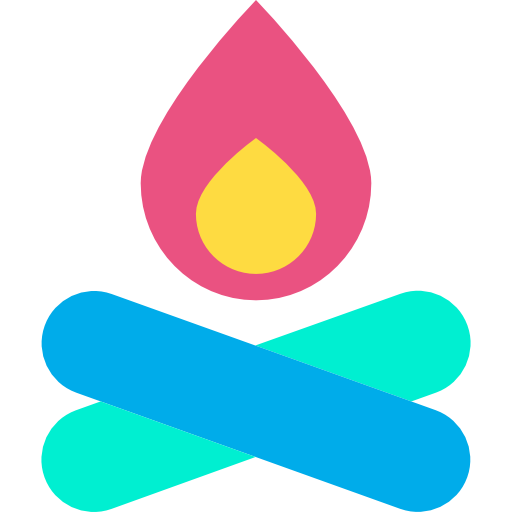 Campfire Kiranshastry Flat icon