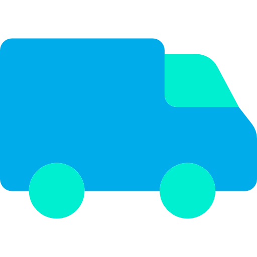 camión de reparto Kiranshastry Flat icono