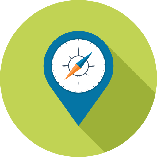 geolocation Maxim Basinski Premium Circular icon