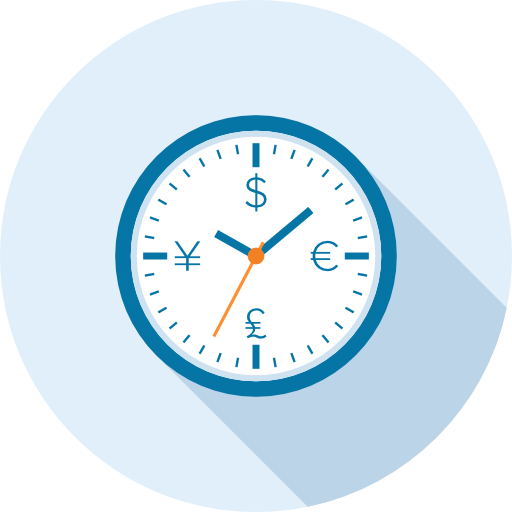 Time is money Maxim Basinski Premium Circular icon