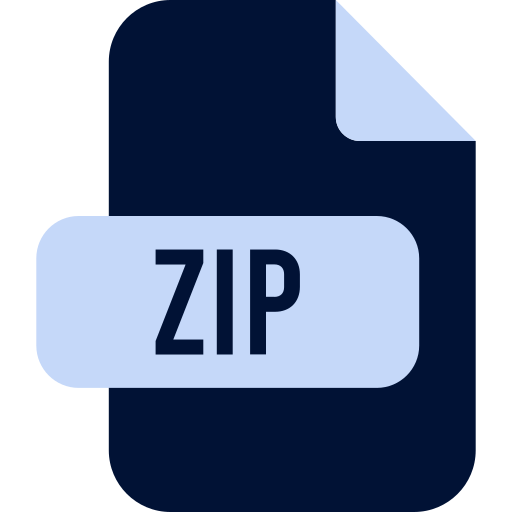Zip Generic color fill icon