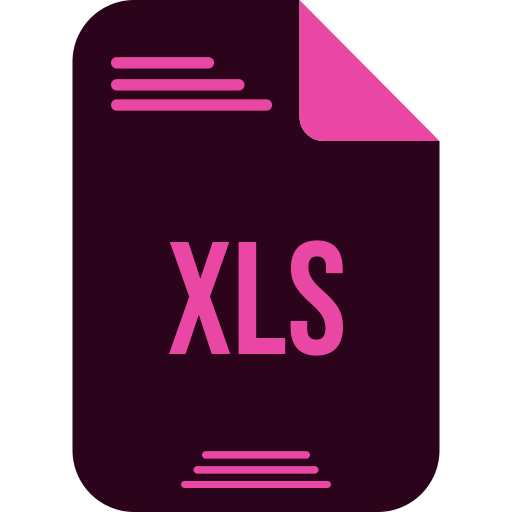 xls Generic color fill Ícone