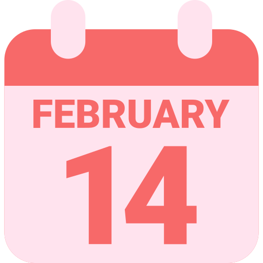 14 февраля Generic color fill иконка