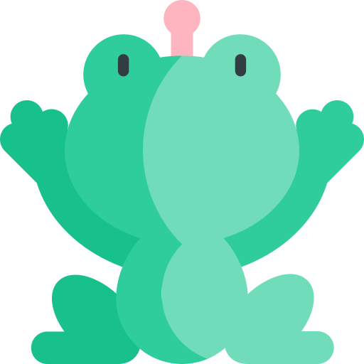 蛙 Kawaii Flat icon