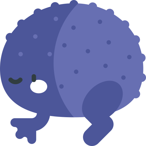 Черная дождевая лягушка Kawaii Flat иконка