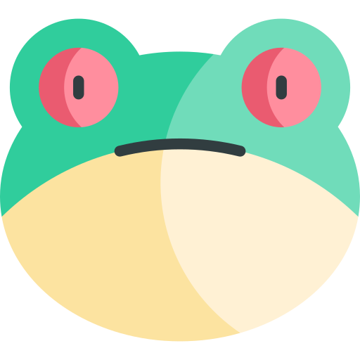 개구리 Kawaii Flat icon