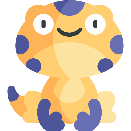 salamander Kawaii Flat icon