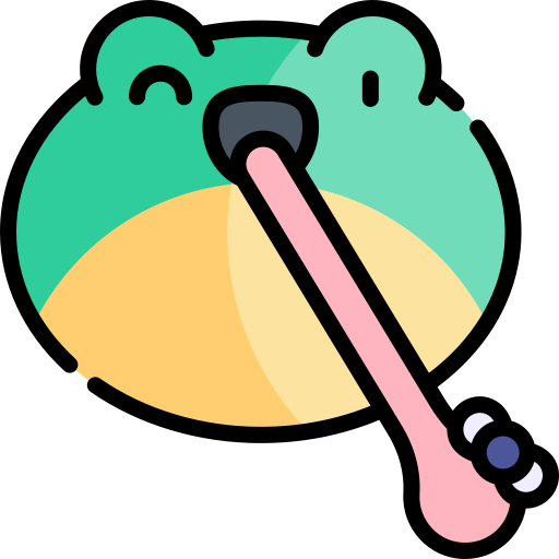 zunge Kawaii Lineal color icon