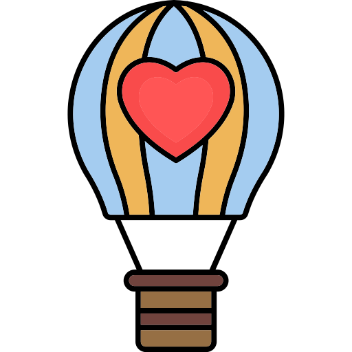 気球 Generic color lineal-color icon