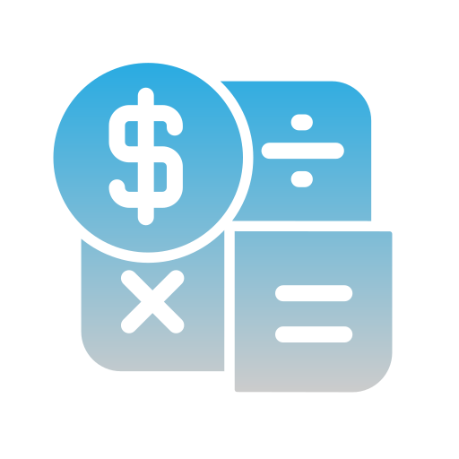 calculadora Generic gradient fill Ícone