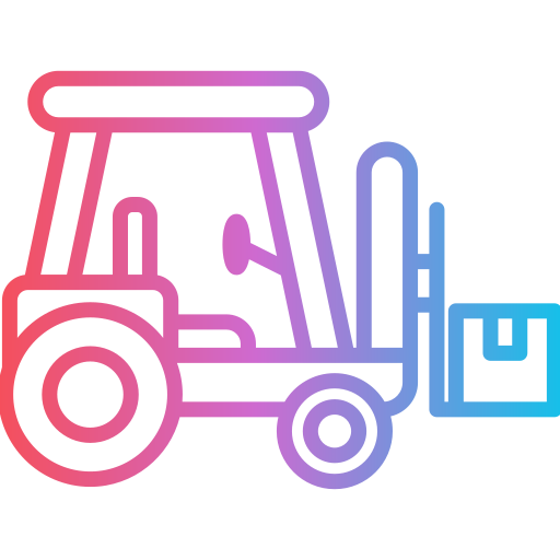 Forklift Generic gradient outline icon