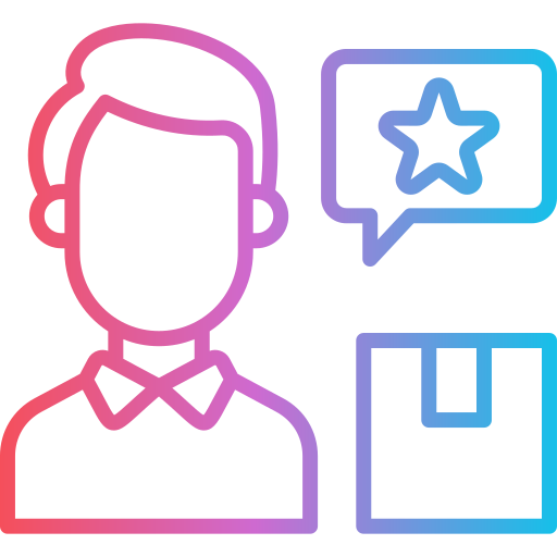 customer review Generic gradient outline icon