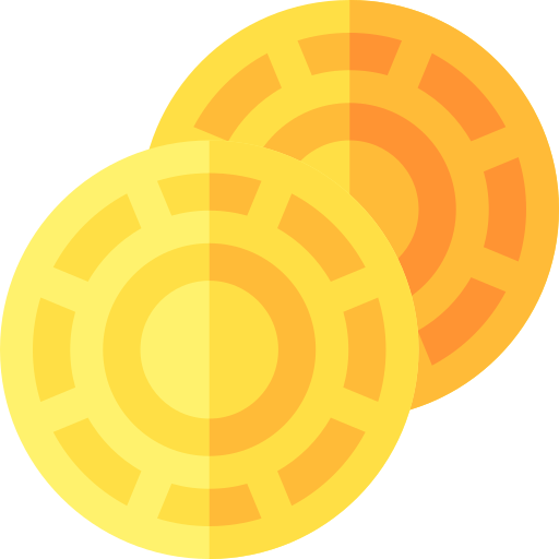 Coins Basic Rounded Flat icon
