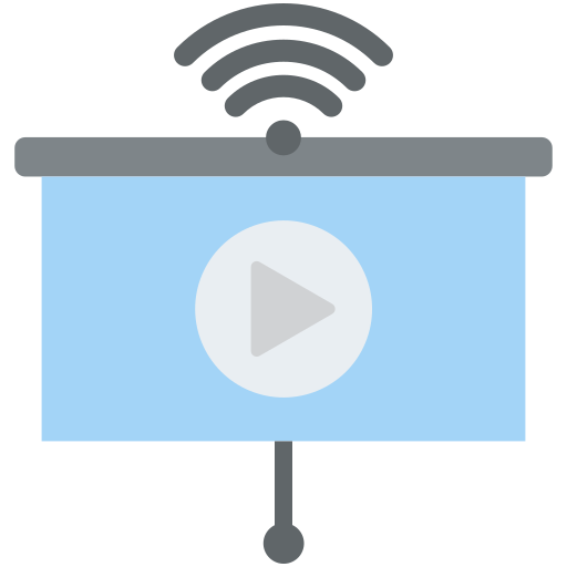 Online Video Generic color fill icon