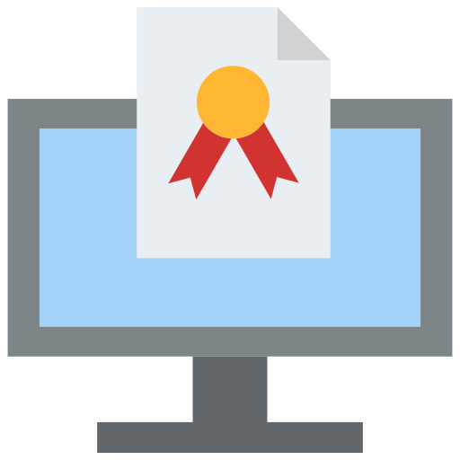 Certificate Generic color fill icon