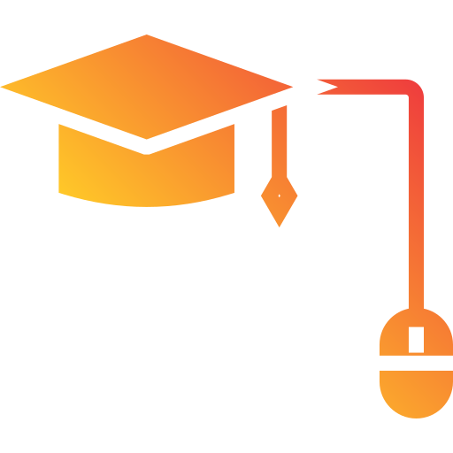 Online graduation Generic gradient fill icon