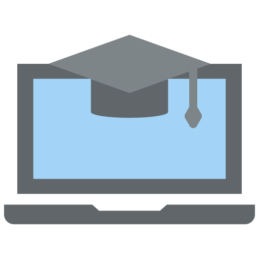 Online graduation Generic color fill icon