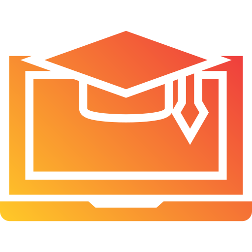 Online graduation Generic gradient fill icon