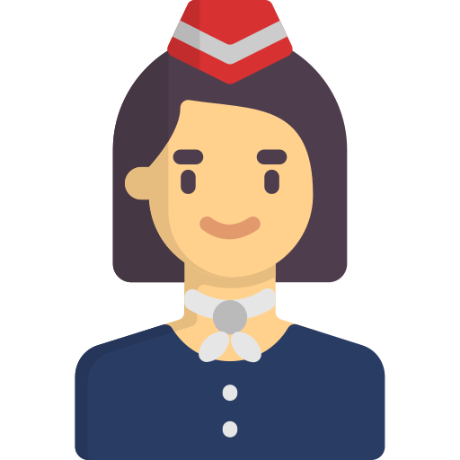 stewardess Generic color fill icon