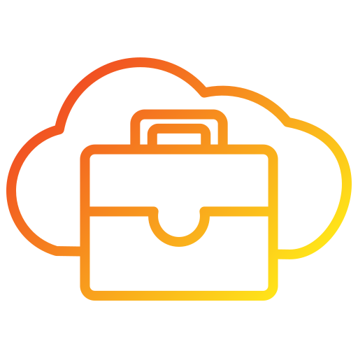 Cloud Computing Generic gradient outline icon