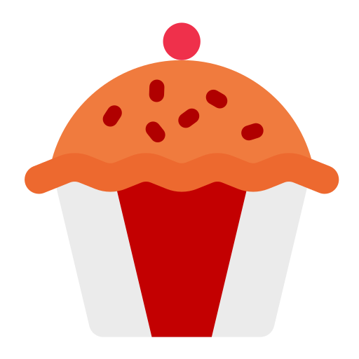 cupcake Generic color fill Icône