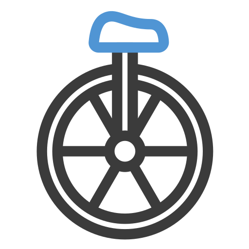 Unicycle Generic color outline icon