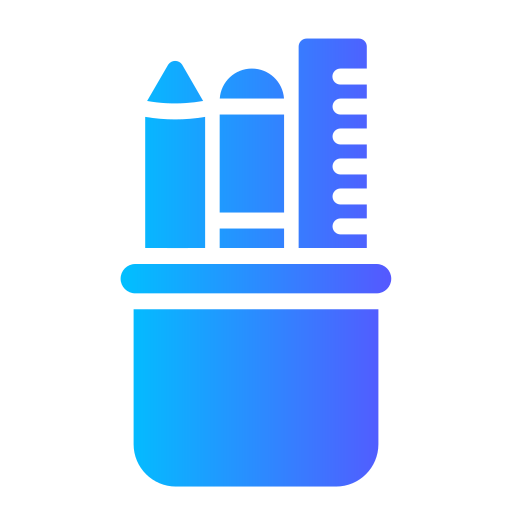 Pencil holder Generic gradient fill icon