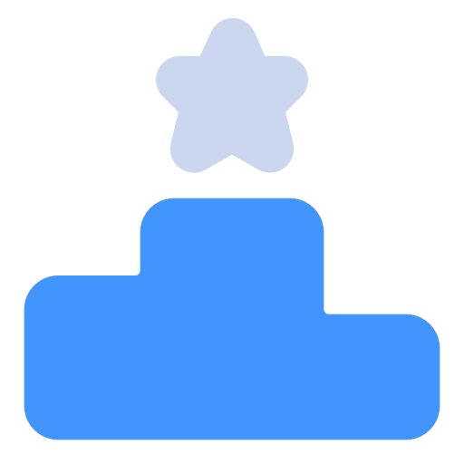 Leaderboard Generic color fill icon