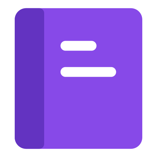 Book Generic color fill icon