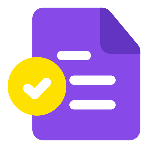 Approval Generic color fill icon