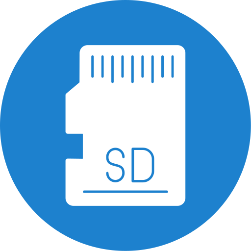 sd 카드 Generic color fill icon