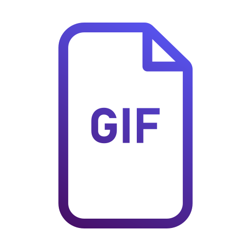 gif Generic gradient outline Ícone