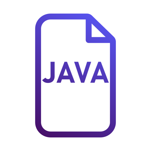 java Generic gradient outline Ícone