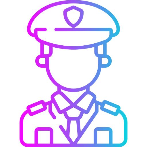 Полицейский Generic gradient outline иконка