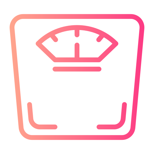 báscula corporal Generic gradient outline icono