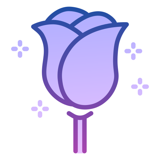 Rose Generic gradient lineal-color icon