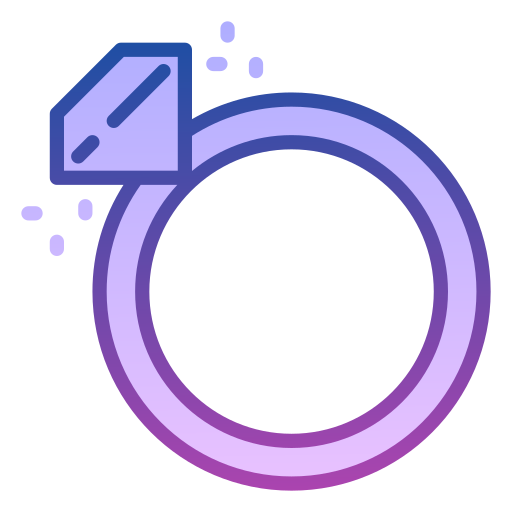 指輪 Generic gradient lineal-color icon