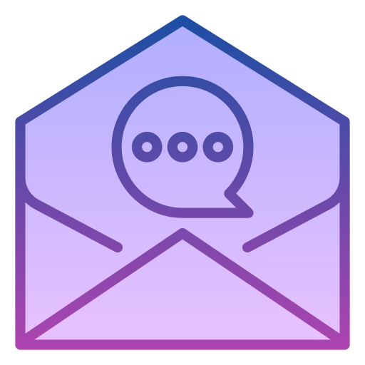 Message Generic gradient lineal-color icon