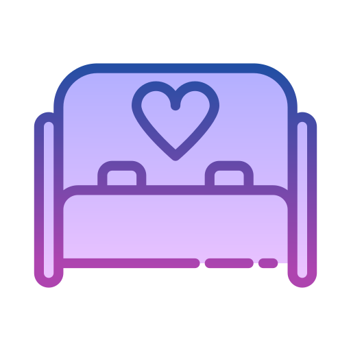 침대 Generic gradient lineal-color icon