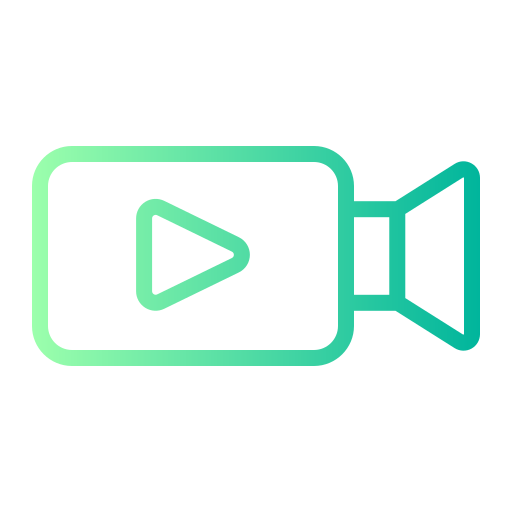 Video Camera Generic gradient outline icon