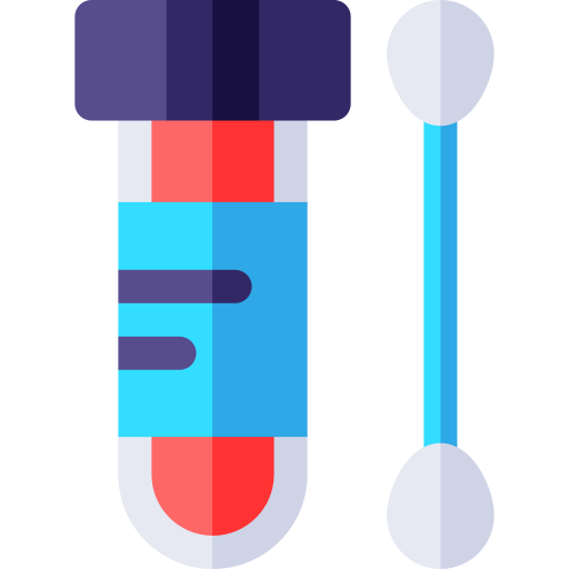 teste médico Basic Rounded Flat Ícone