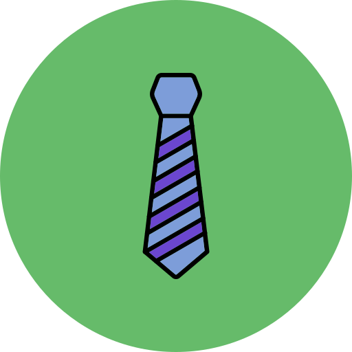 cravatta Generic color lineal-color icona