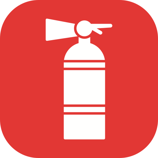 Fire extinguisher  Generic black fill icon