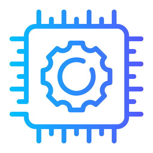 Processor Generic gradient outline icon